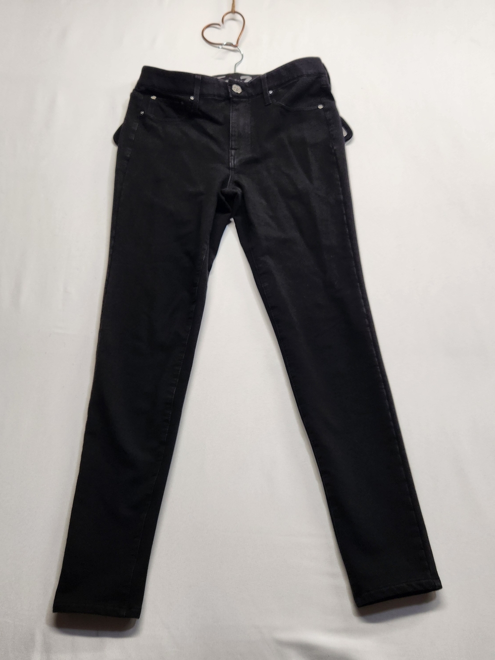 ⭐️Seven7 Tummyless Everyday Leggings Black Skinny Jeans Stretch Pants Size 6